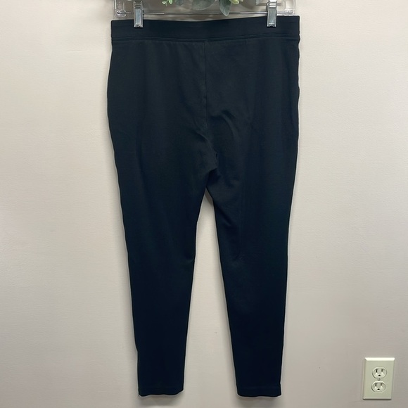 Talbots Petites Black Pull On Elastic Waistband Skinny Pants Ankle Zip MP - Picture 4 of 14